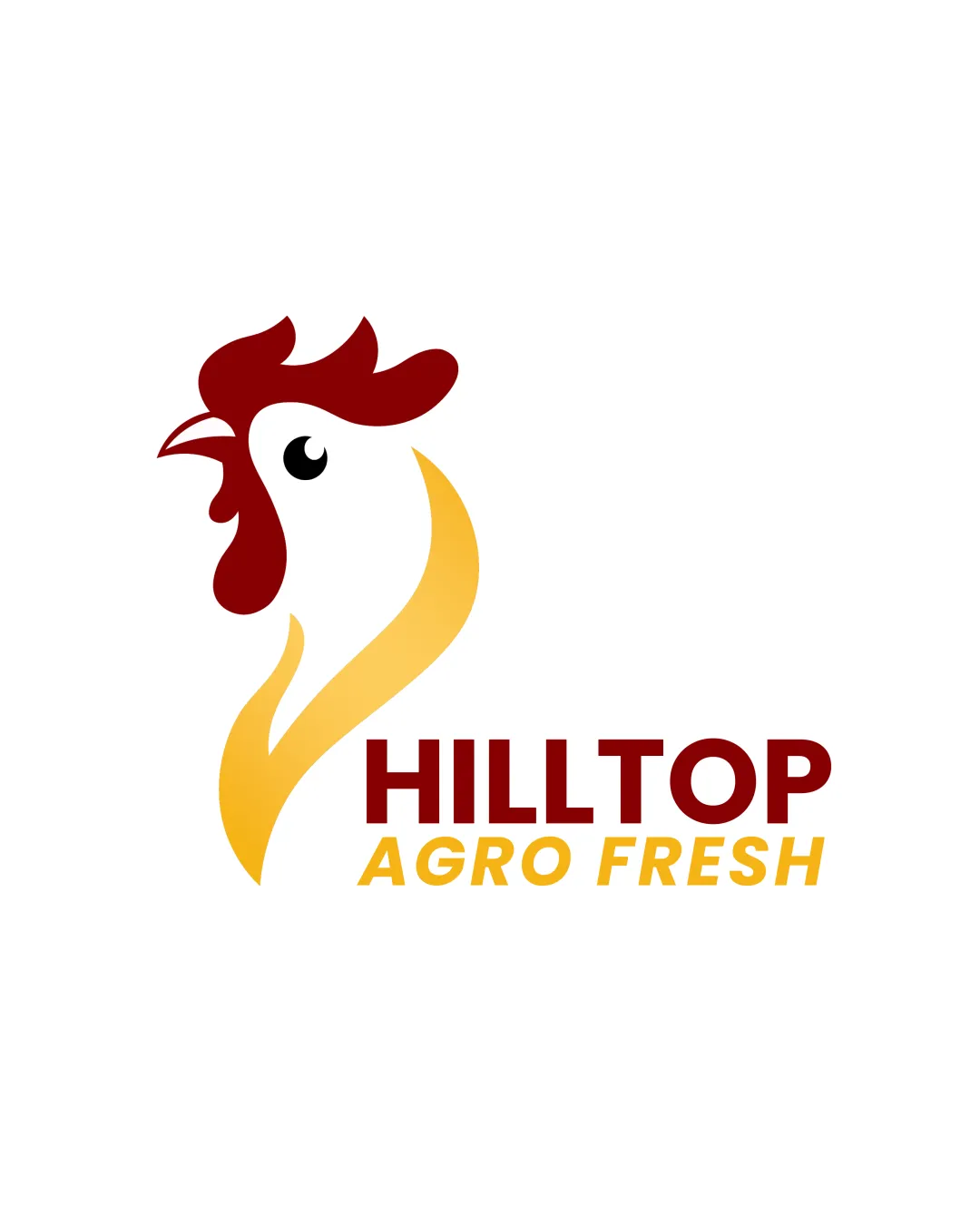Hilltop Agro Fresh Rooster Head With Swoosh Combination Mark Logo Review