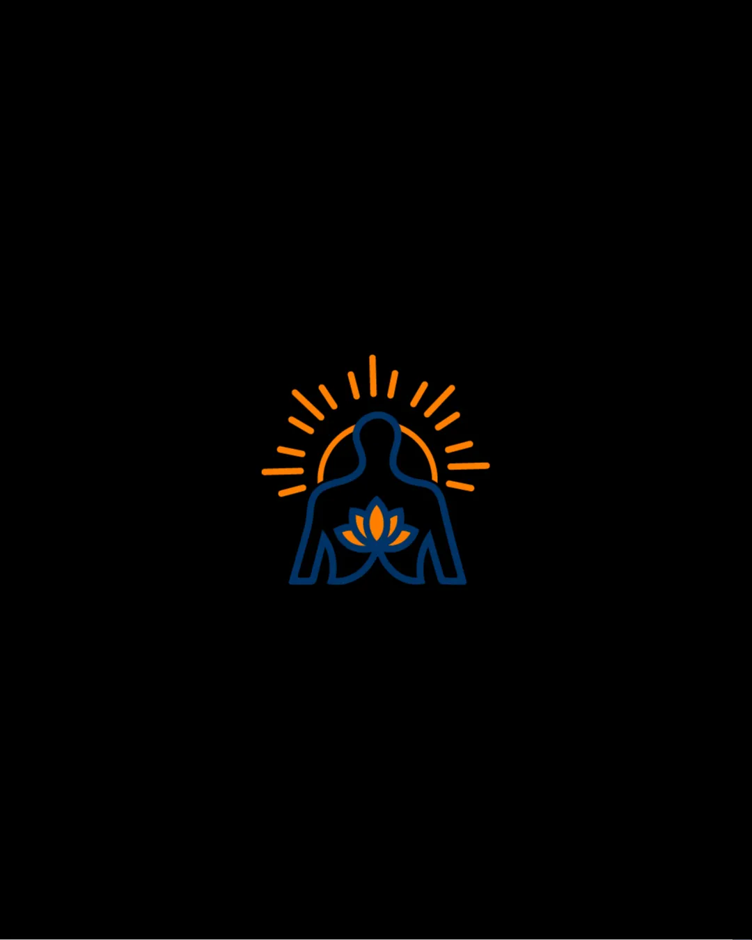 Meditating Figure With A Lotus Symbol Logo Review