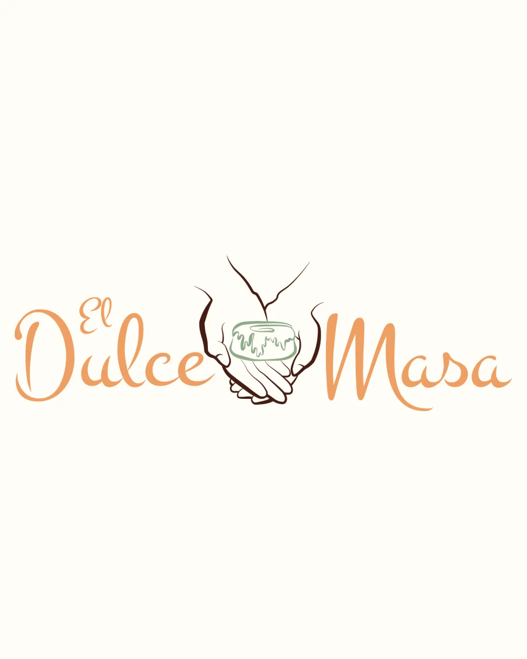 El Dulce Masa Hands Holding A Dessert Combination Mark Logo Review 1