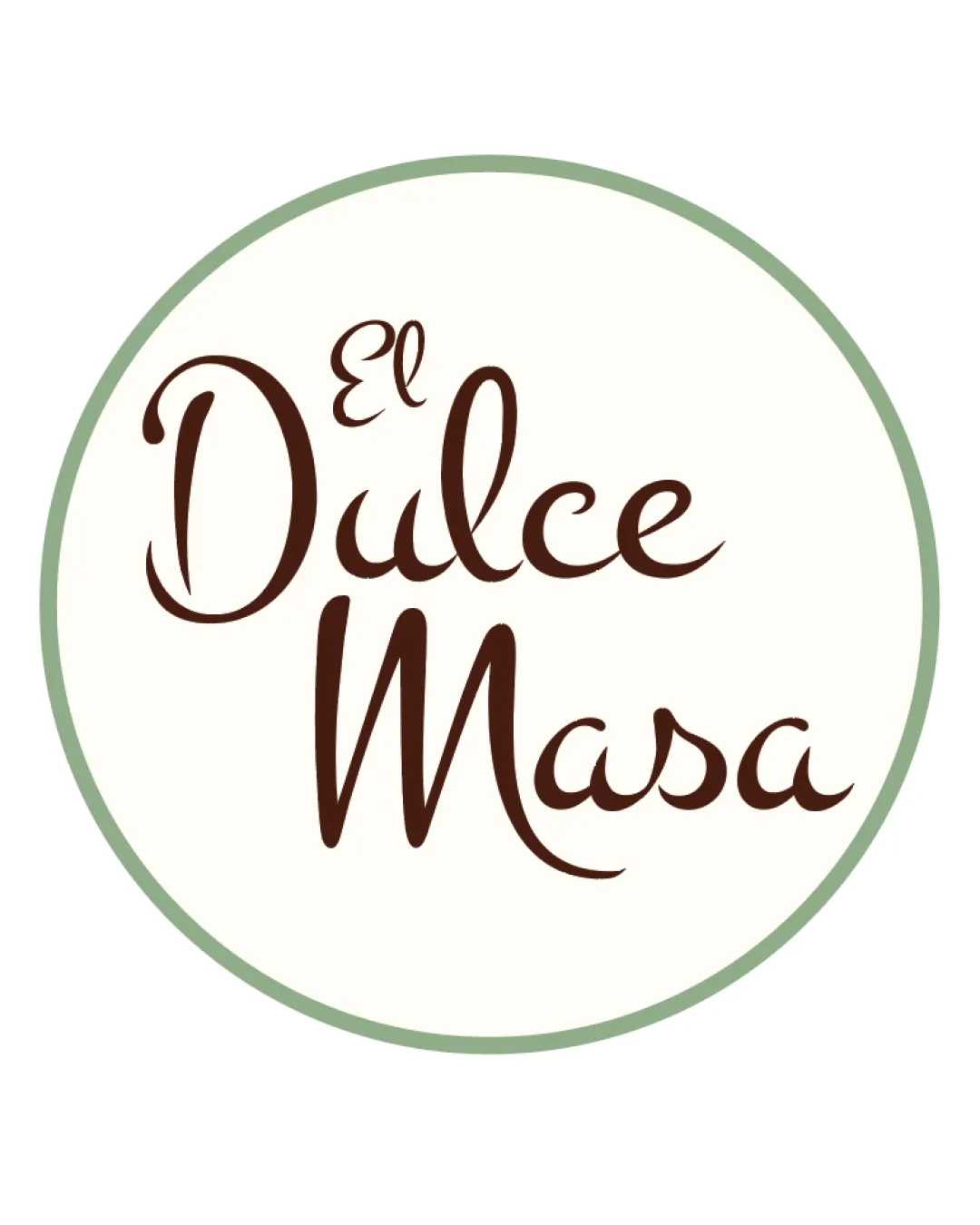 El Dulce Masa Text In Circular Frame Wordmark Logo Review