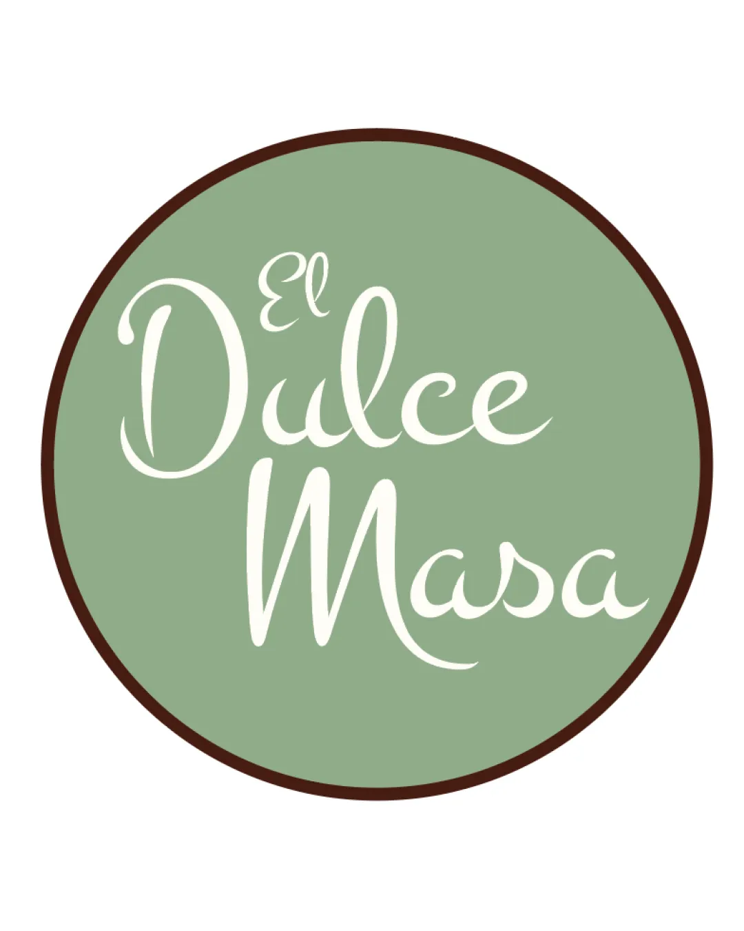 El Dulce Masa Circle Wordmark Logo Review