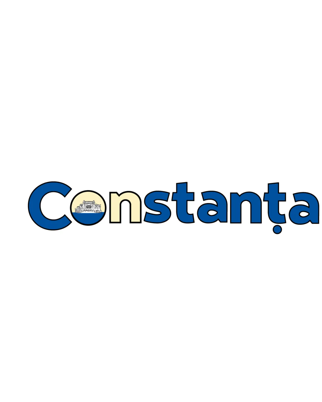 Constanta Building Inside The Letter O Wordmark With Integrated Symbol Logo Review