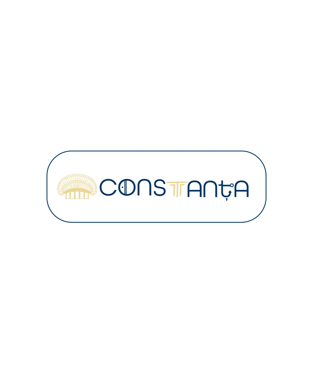Constanta Ancient Structure With Arches Combination Mark Logo Review