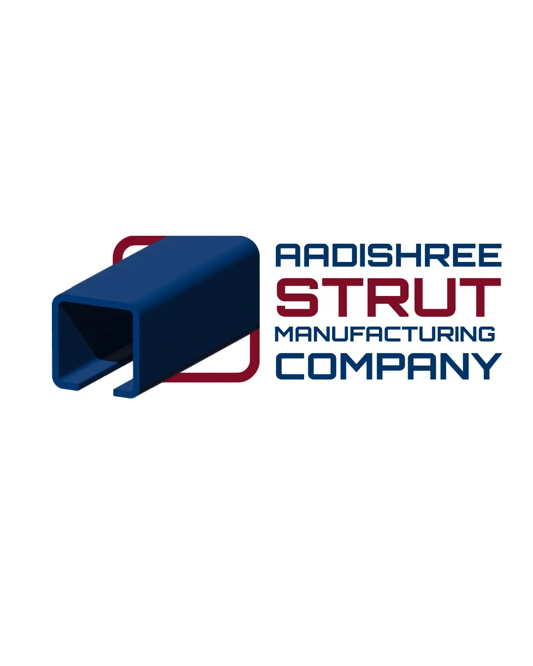 Aadishree Strut Manufacturing Company 3d Rectangular Channel Combination Mark Logo Review