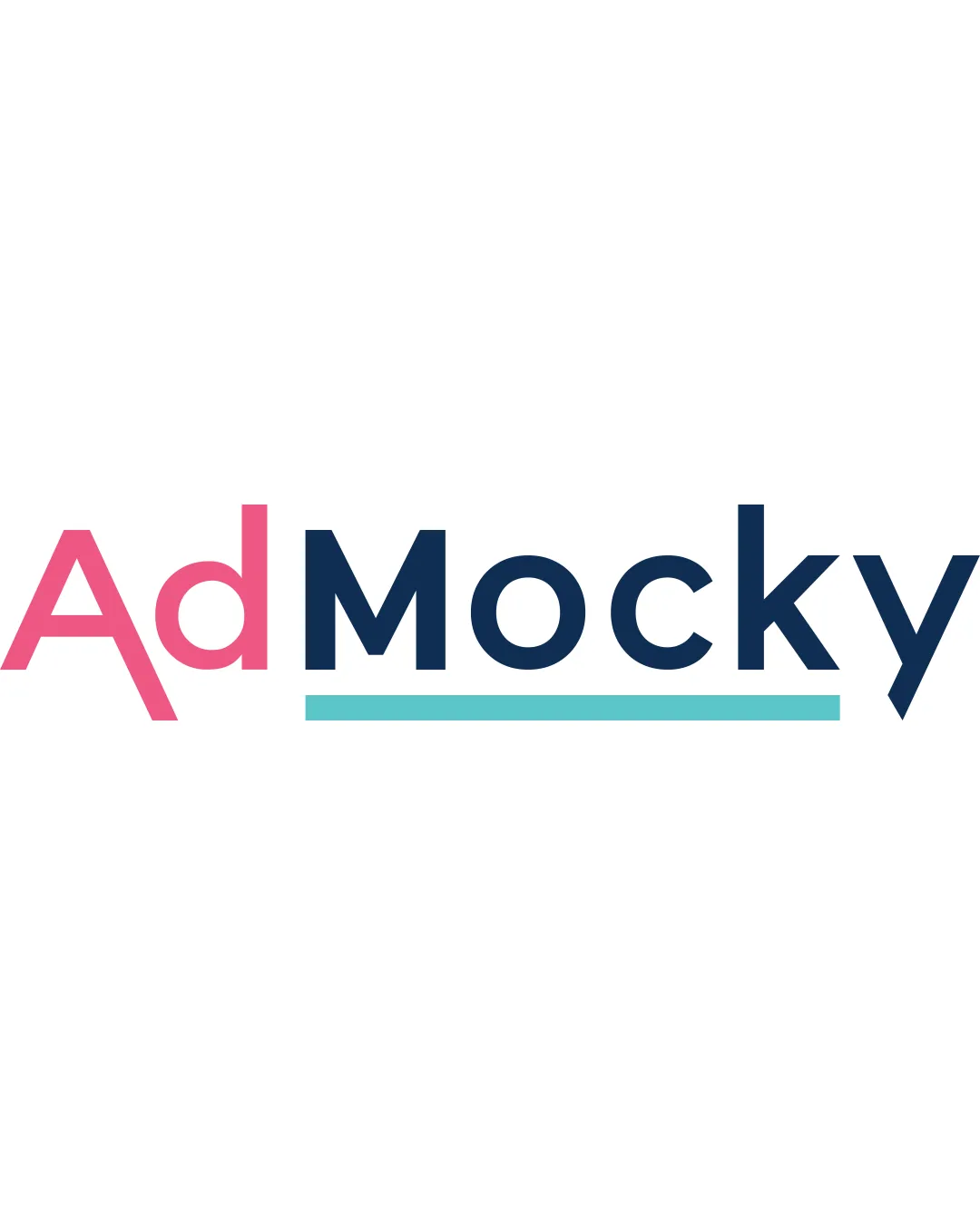 Admocky Text With Underline Wordmark Logo Review