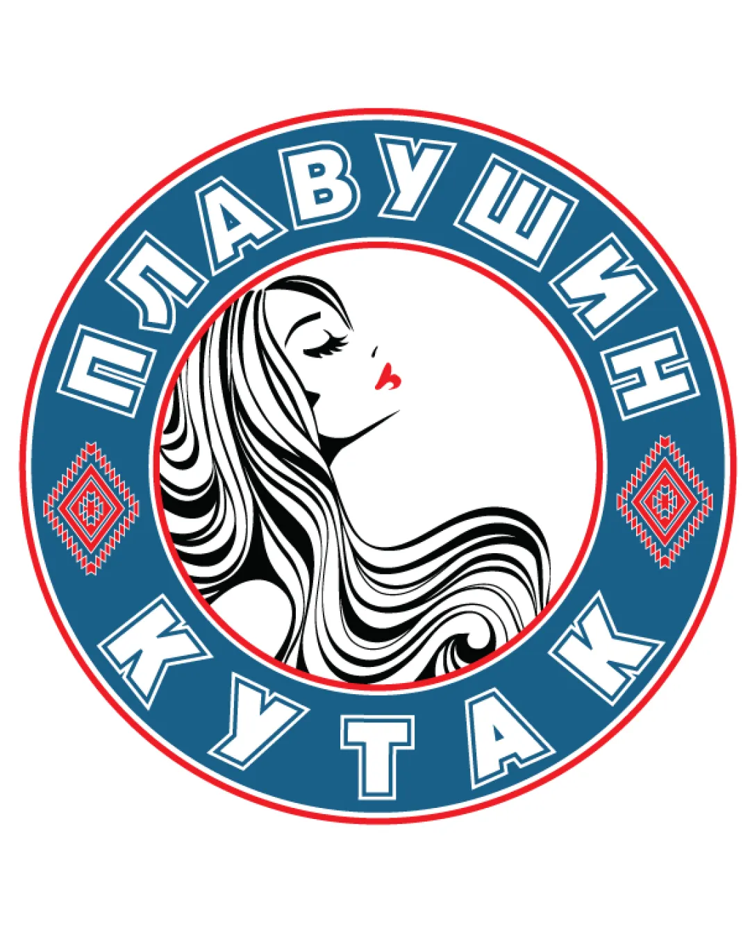  Illustrated Female Profile With Flowing Hair Emblem Logo Review