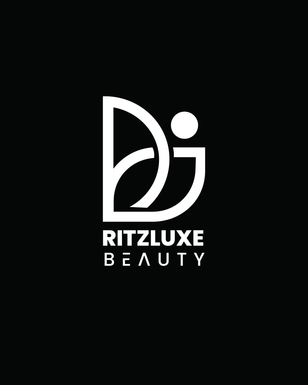 Ritzluxe Beauty Stylized Dj Monogram Monogram And Wordmark Logo Review