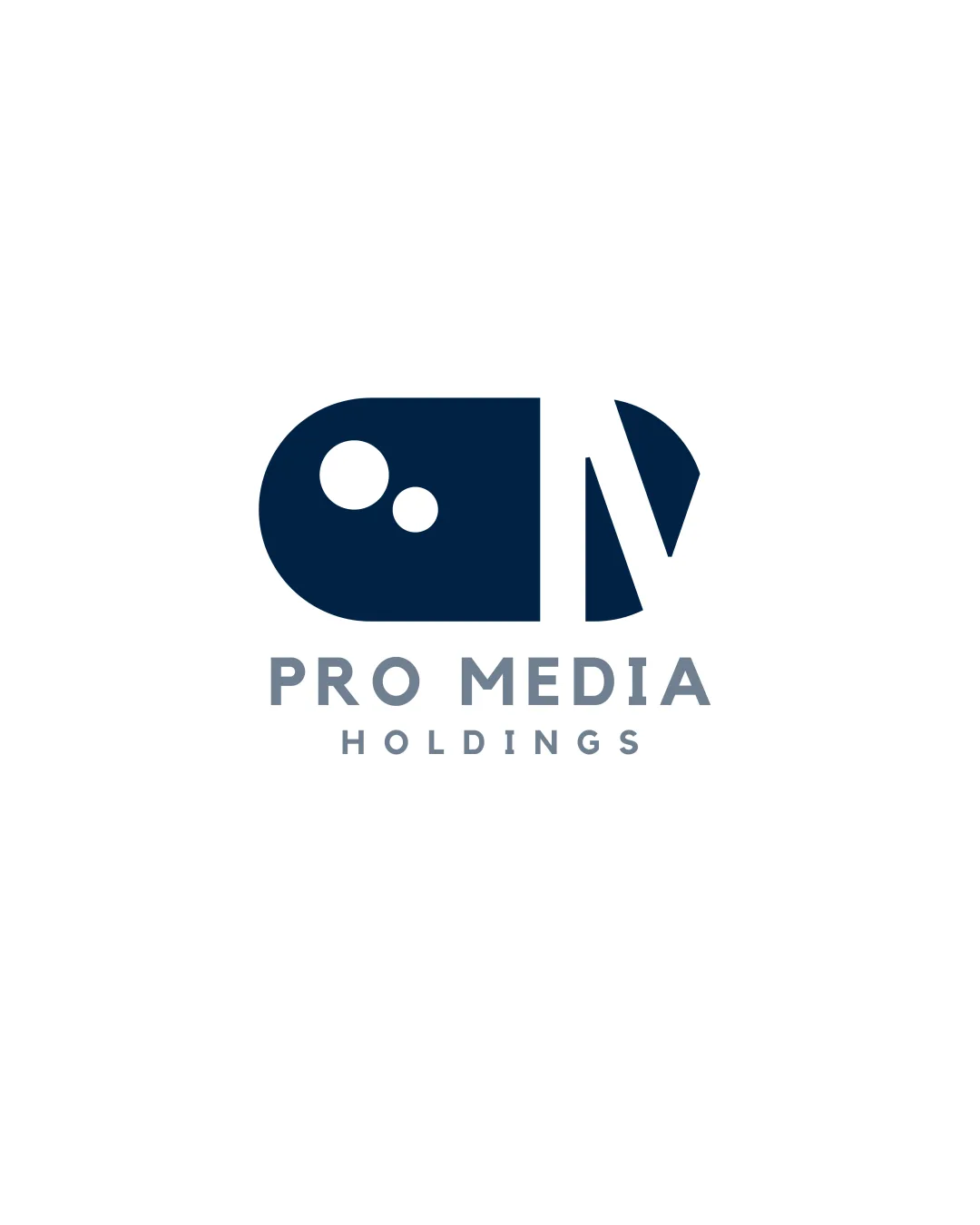Pro Media Holdings Stylized Pm Monogram With Circular Elements Resembling Pills Combination Mark Logo Review