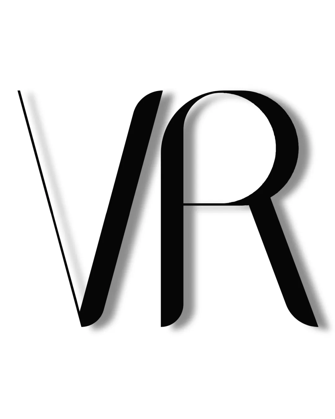 Vr Stylized Vr Letters Lettermark Logo Review