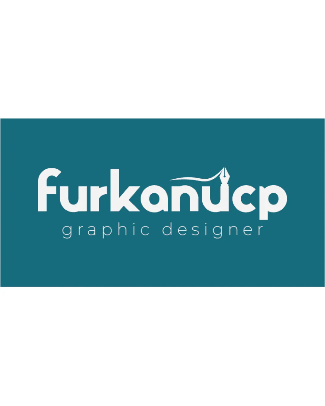 Furkanucp Graphic Designer Pen Nib Incorporated In The U And P Wordmark Logo Review