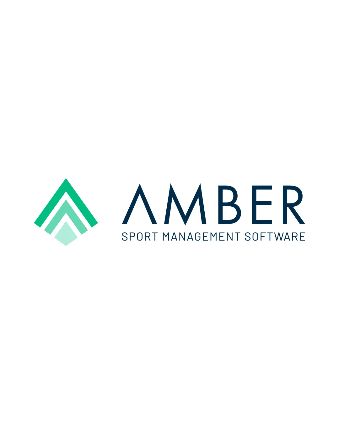Amber Sport Management Software Abstract Geometric Shape With Layered Green Triangles Combination Mark Logo Review