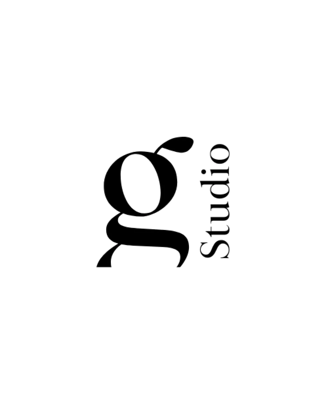 Studio G With An Abstract Leaf Element Wordmark With A Logomark Logo Review