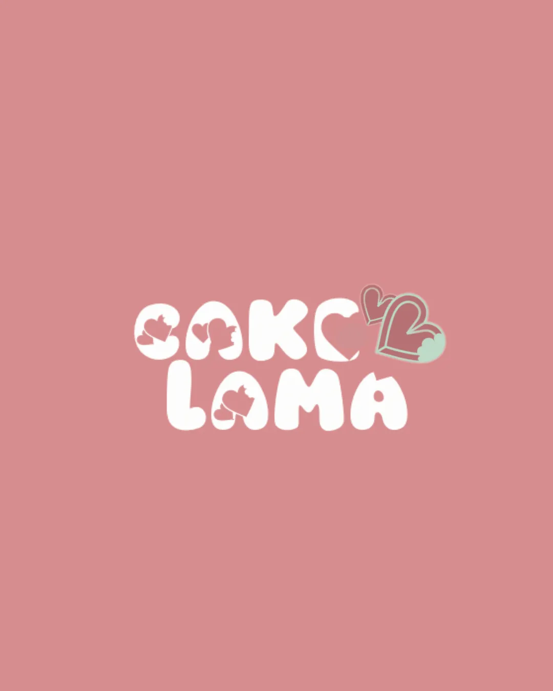 Cake Lama Hearts With Animal Silhouettes Wordmark With Decorative Elements Logo Review