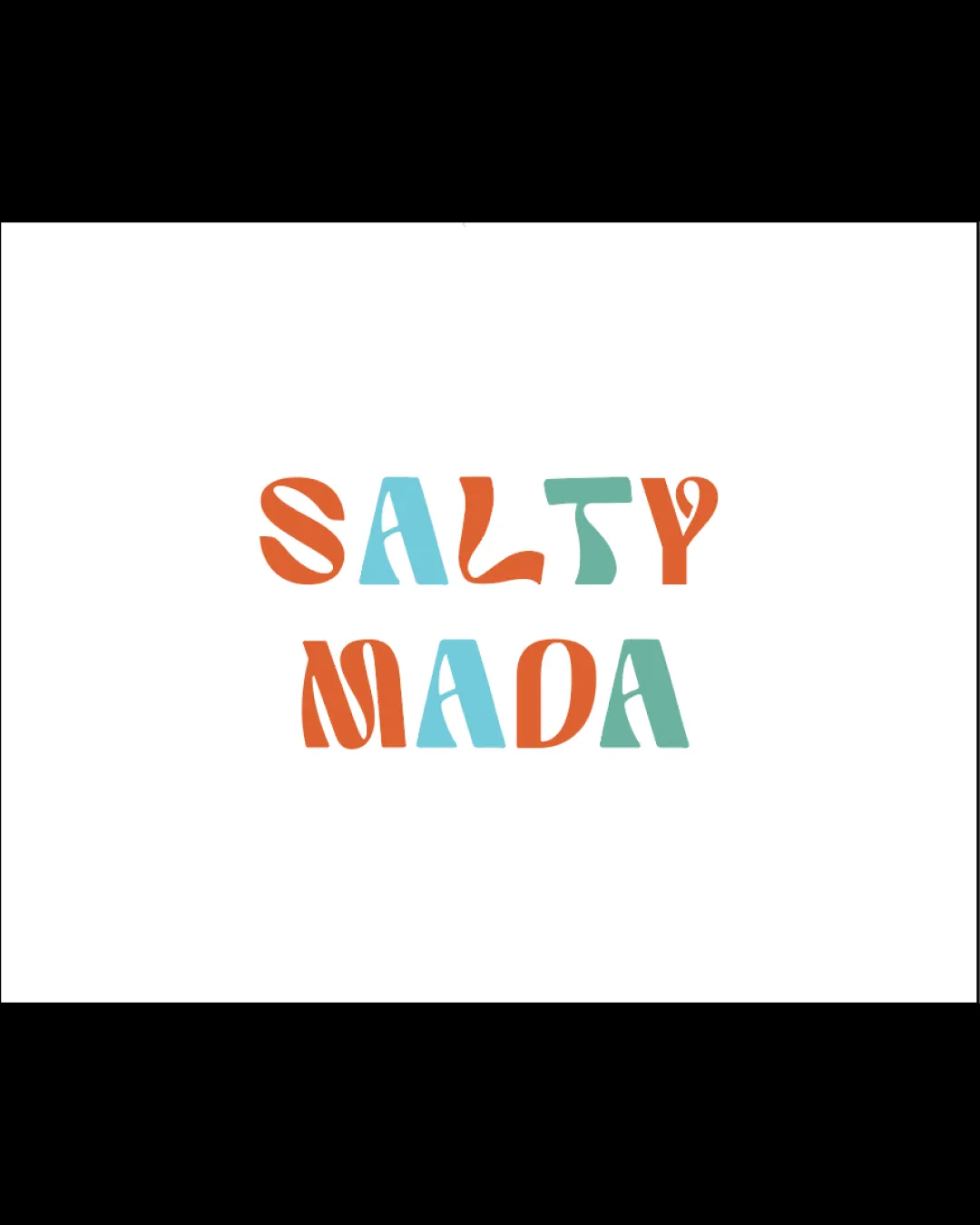 Salty Nada Playful And Abstract Typography Wordmark Logo Review
