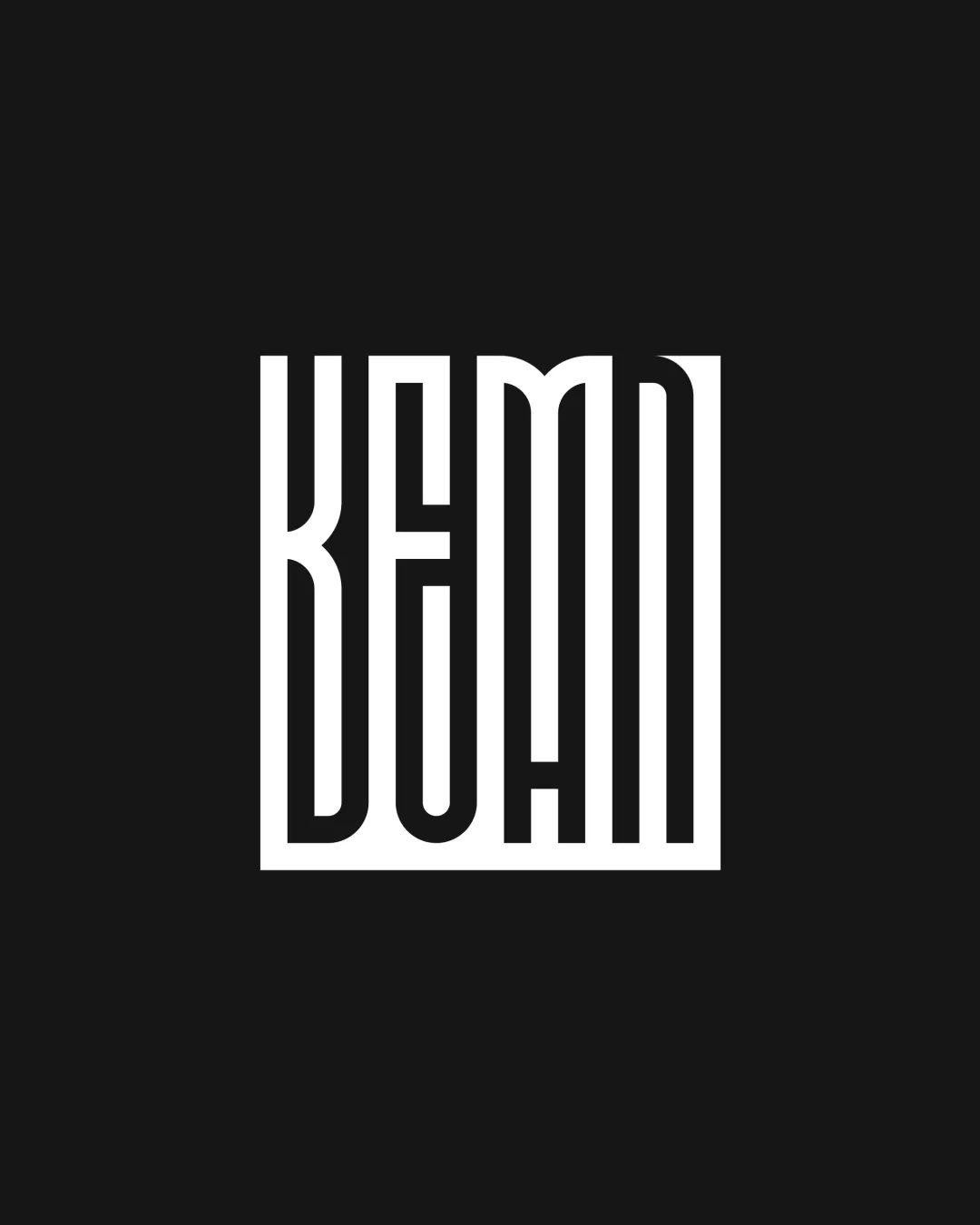 Kemn Stylized Typographic Design With