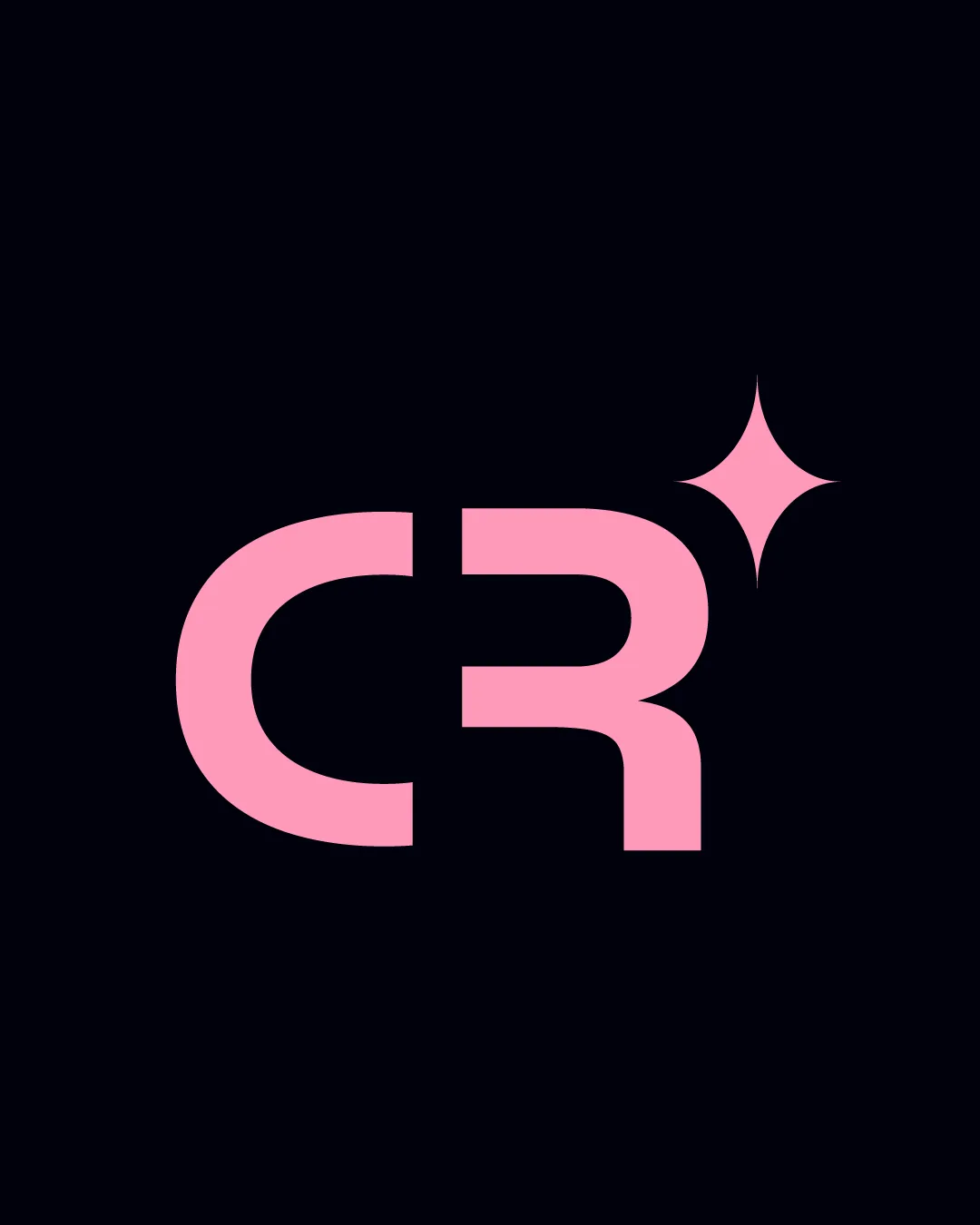 Cr Cr Letters With A Star Shape Lettermark Logo Review