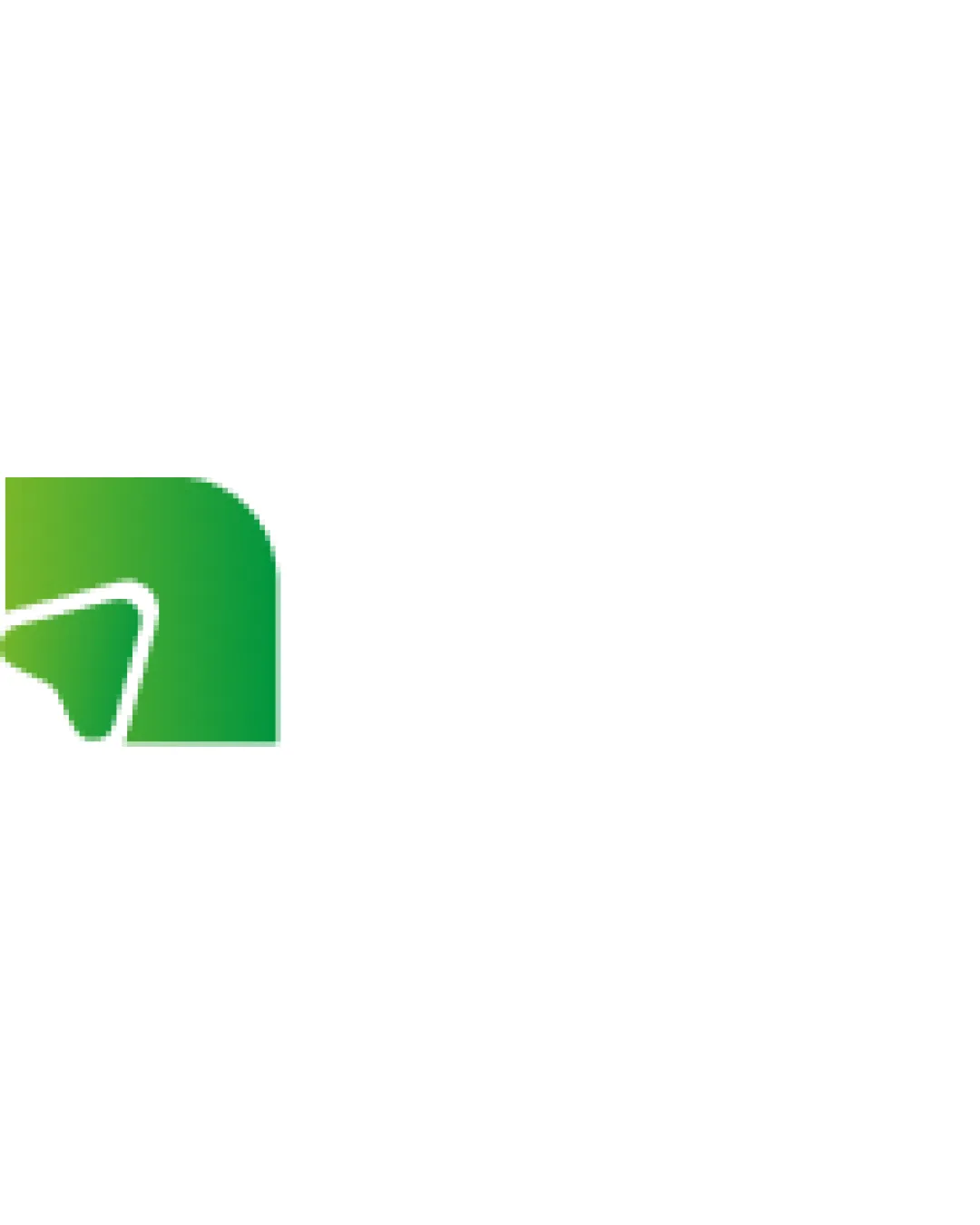 Abstract Green Symbol With A White Arrow Or Checkmark Symbol Logo Review