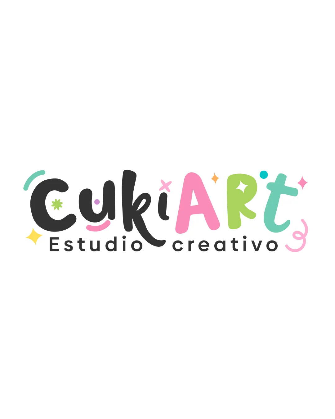 Cuki Art Estudio Creativo Playful Text With Decorative Elements Wordmark Logo Review