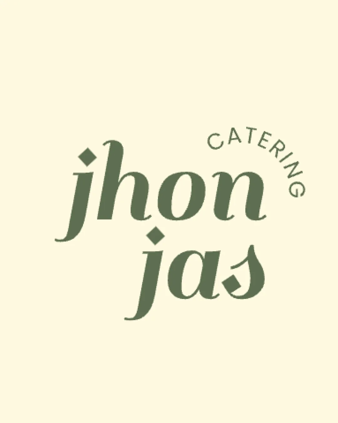 Jhon Jas Catering Wordmark Logo Review