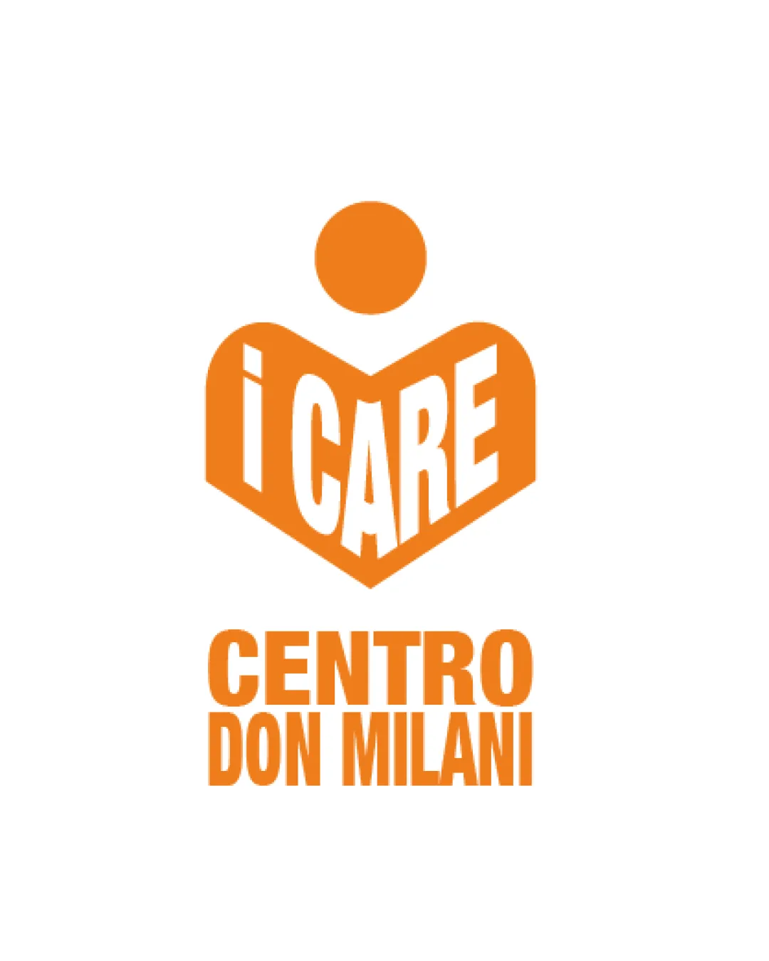 I Care Centro Don Milani Human Figure With Heart Shaped Element Combination Mark Logo Review