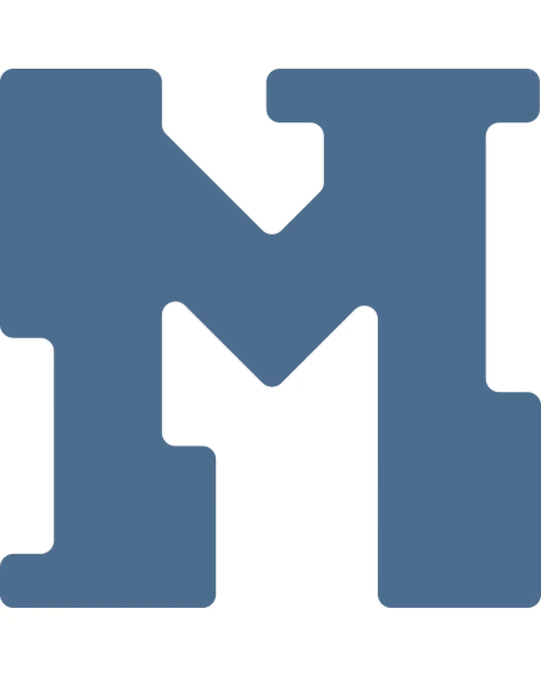 Block Letter M Monogram Logo Review