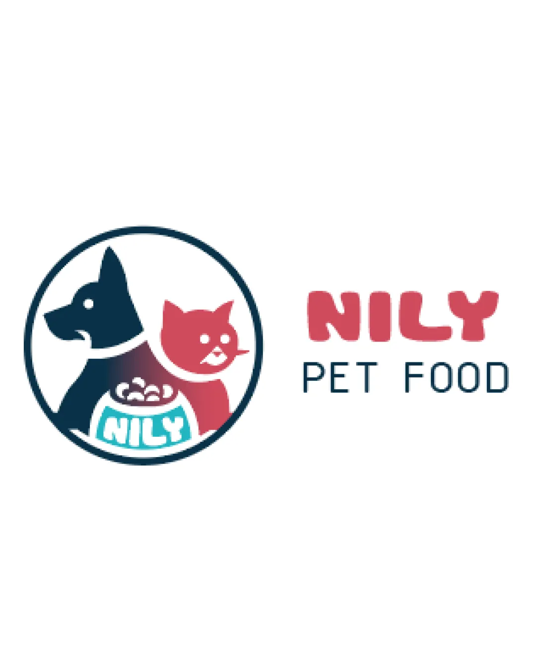 Nily Pet Food Dog And Cat Icon With Food Bowl Combination Mark Logo Review