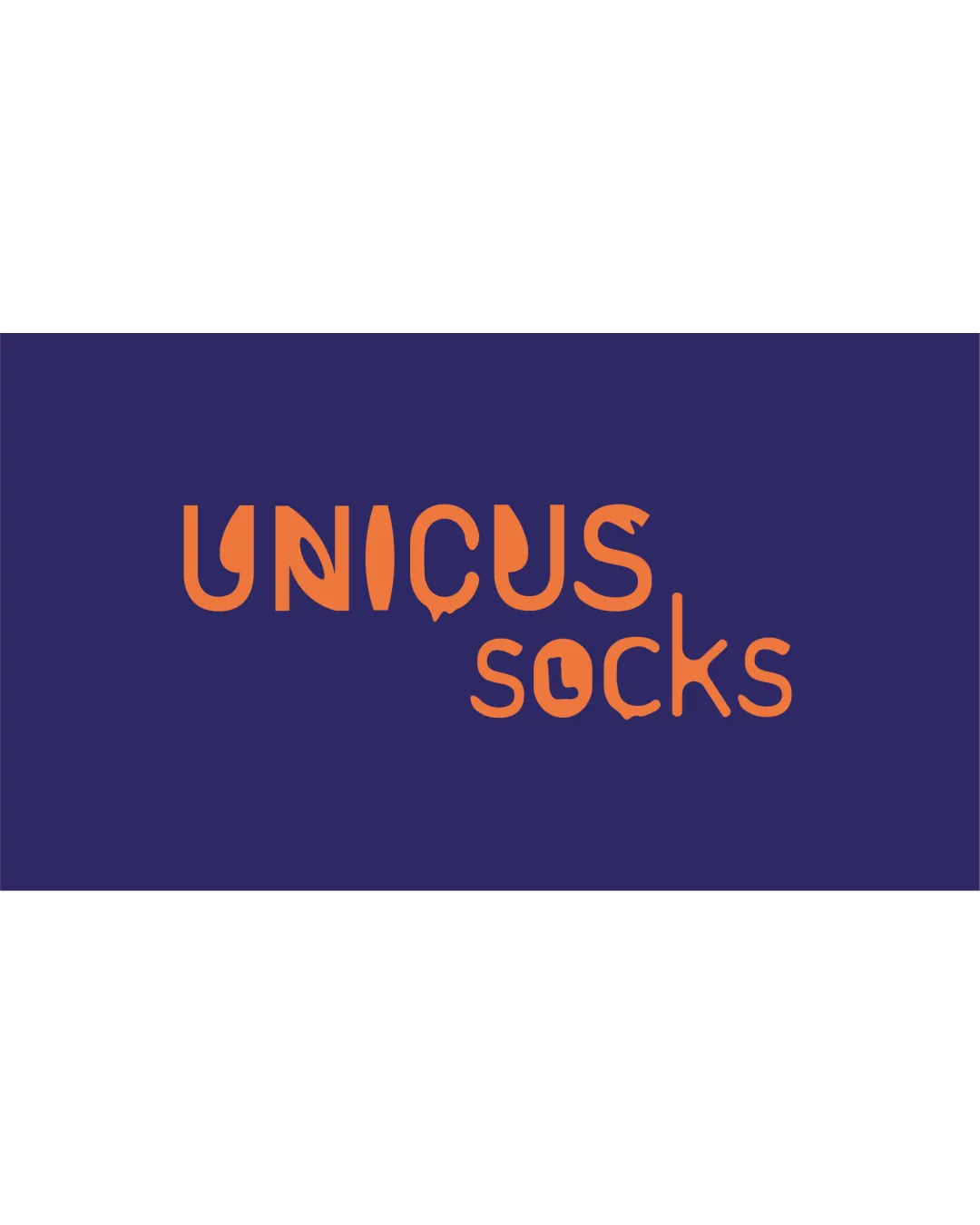 Unicus Socks Unique Text Style With A Literal Interpretation Wordmark Logo Review