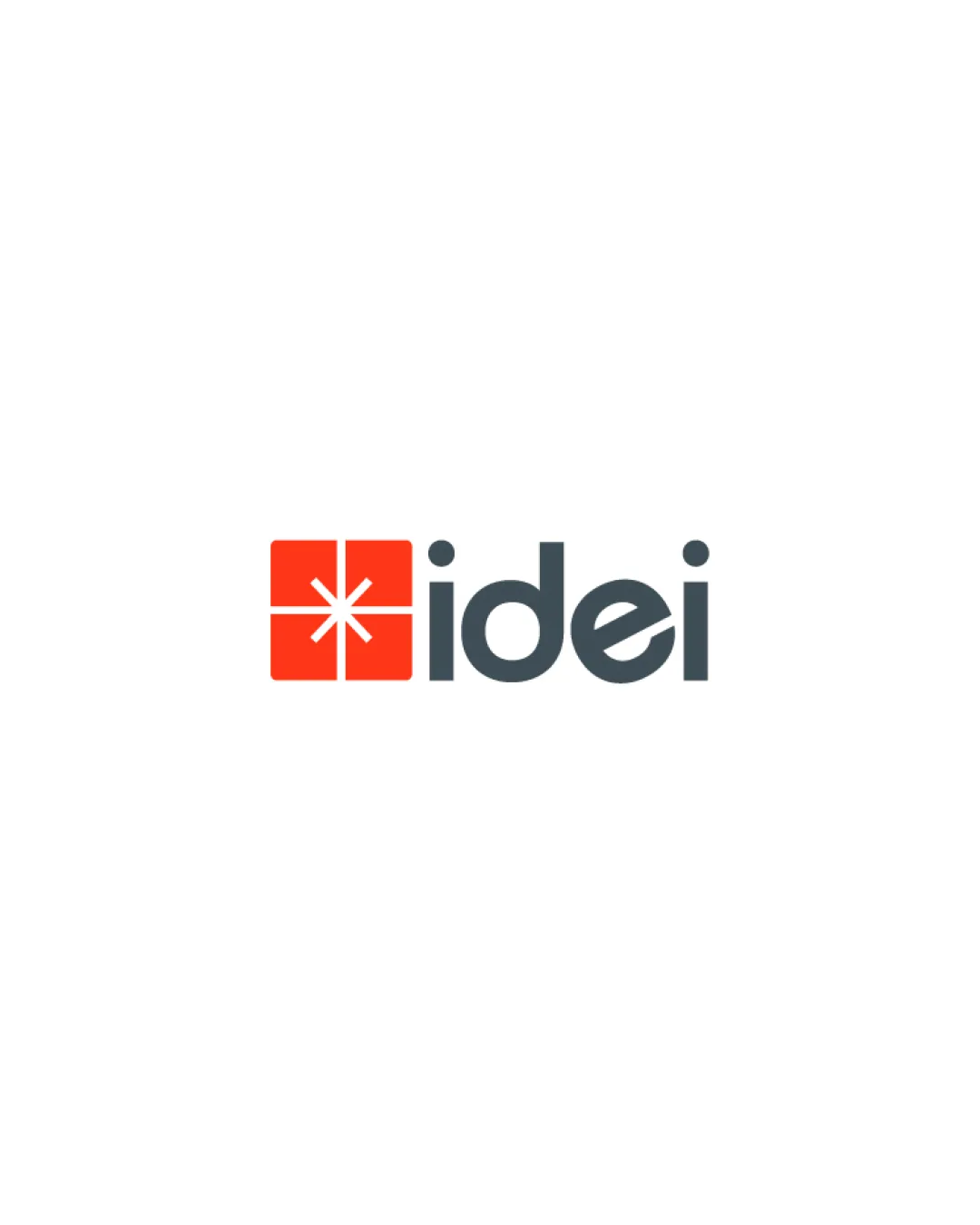 Idei Red Square With White Asterisk Combination Mark Logo Review