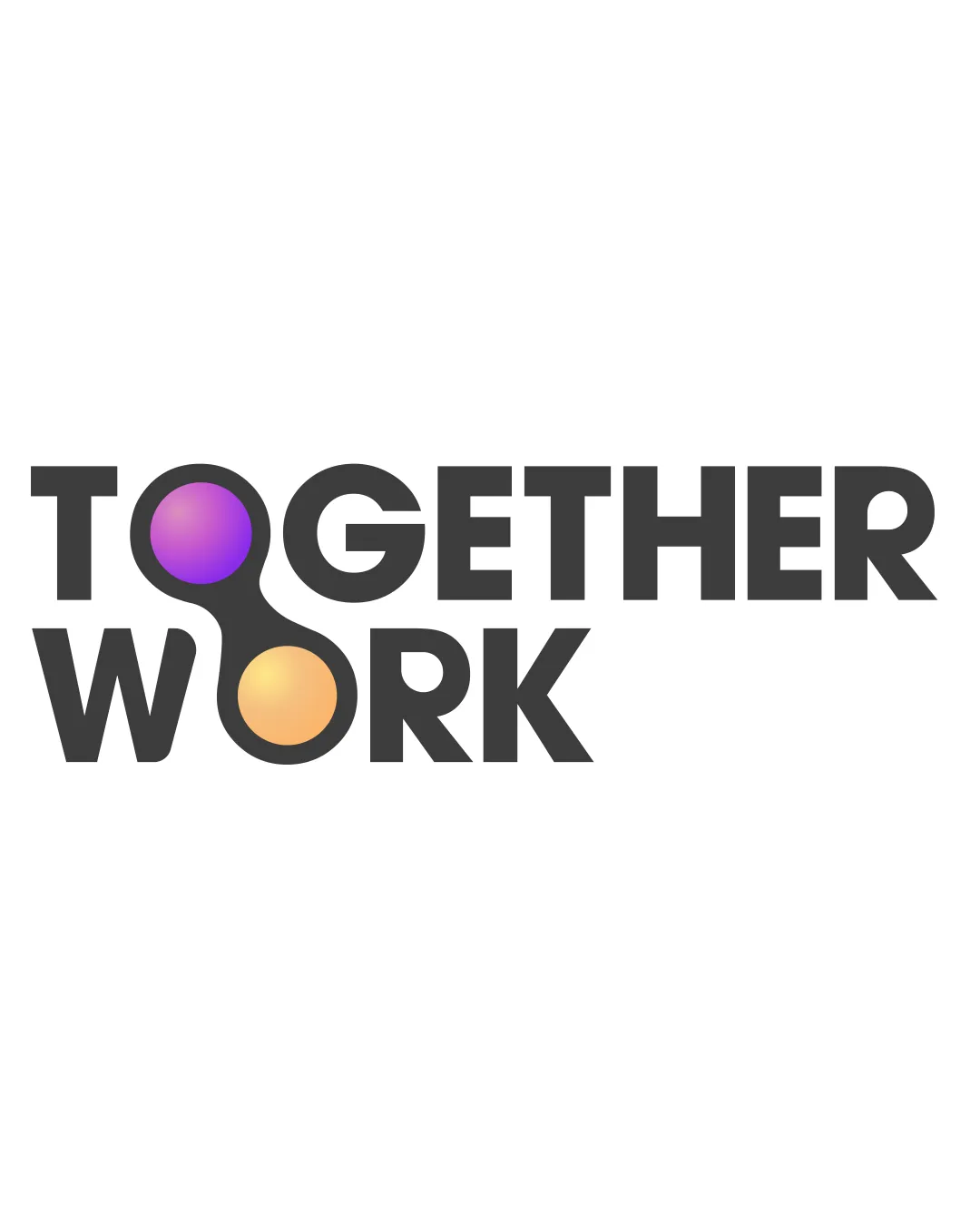 Together Work Connected Circles Within Text Combination Mark Collaboration Or Teamwork Modern Logo Review