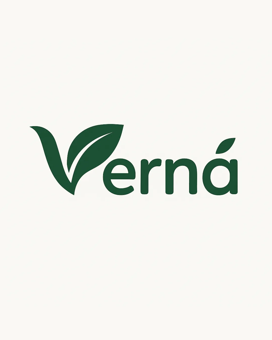 Verna Leaf Integrated With The Letter V Wordmark With Symbol Eco Friendly Natural Products Modern Clean Logo Review