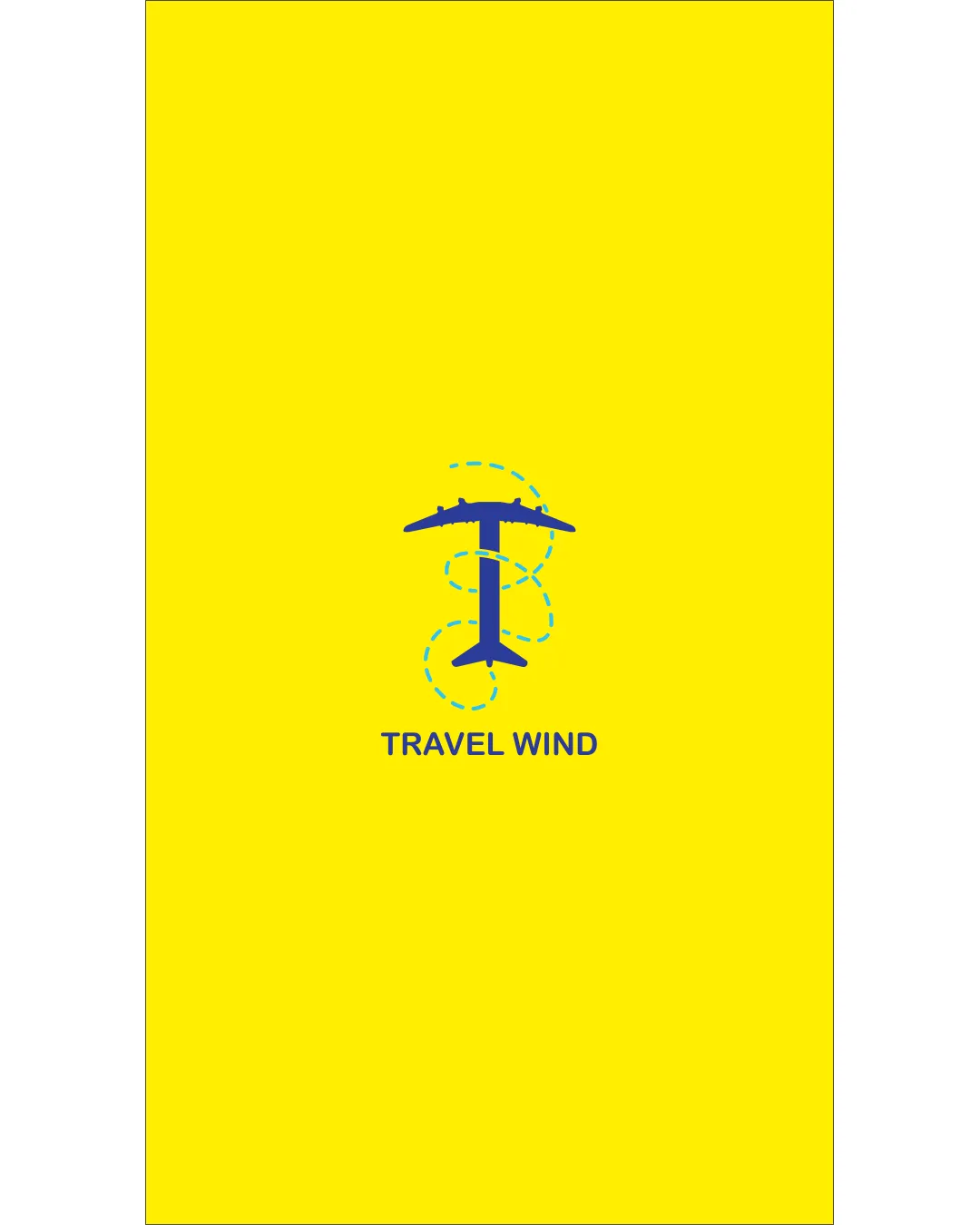 Travel Wind Airplane With Swirling Path Combination Mark Travel Modern Logo Review