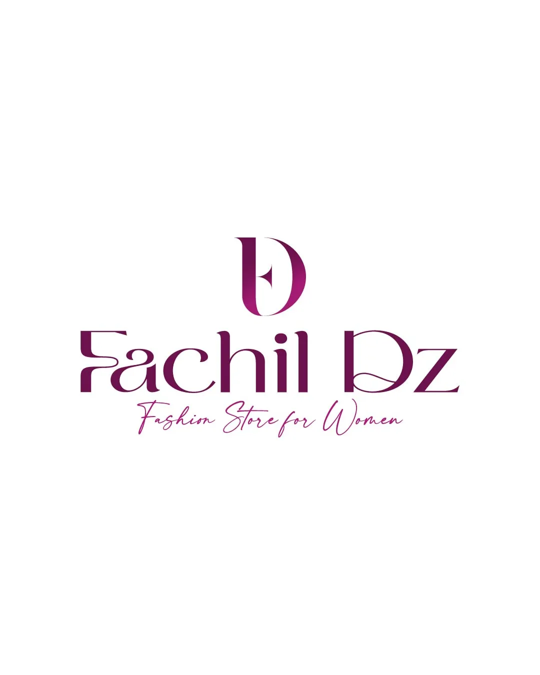 Fachil Dz Fashion Store For Women Abstract F And D Monogram Combination Mark Fashion Modern Serif With Calligraphic Subtext Logo Review