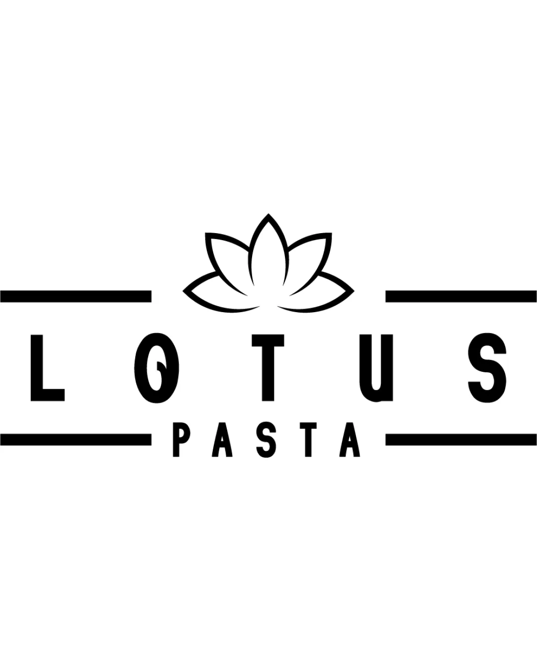 Lotus Pasta Lotus Flower Illustration Above Wordmark Combination Mark Food Minimalist Modern Logo Review