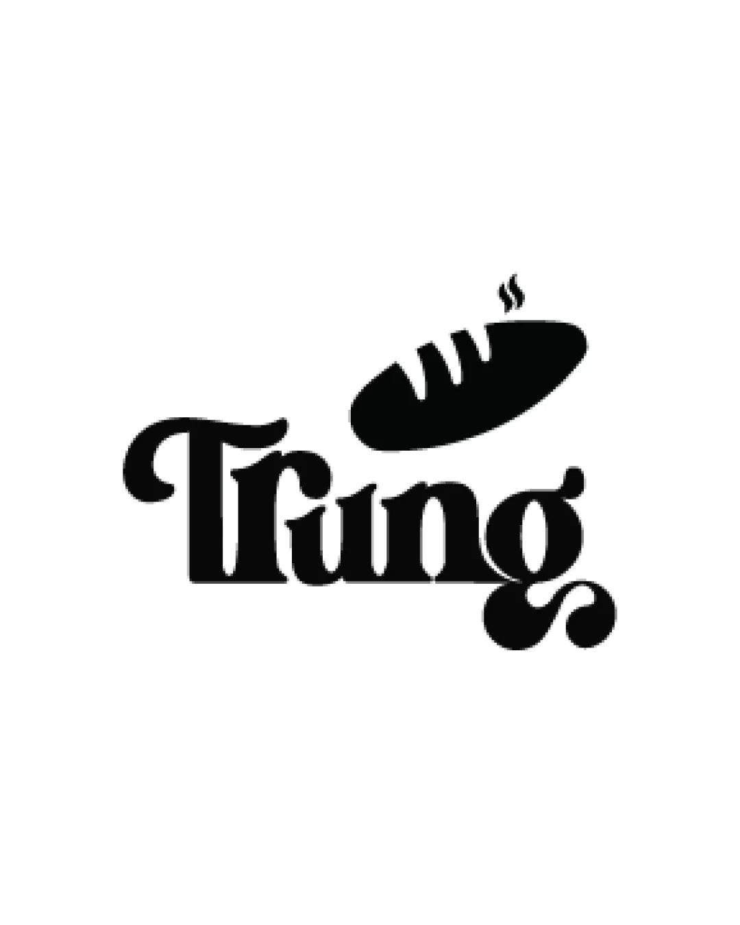 Trung Steaming Loaf Of Bread Combination Mark Food Retro Playful Logo Review