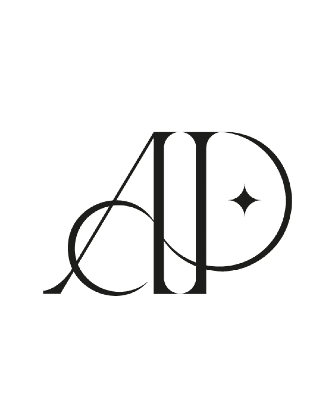 Ap Ap Monogram With A Starburst In The P Counter Lettermark Fashion Elegant Serif Monogram Logo Review