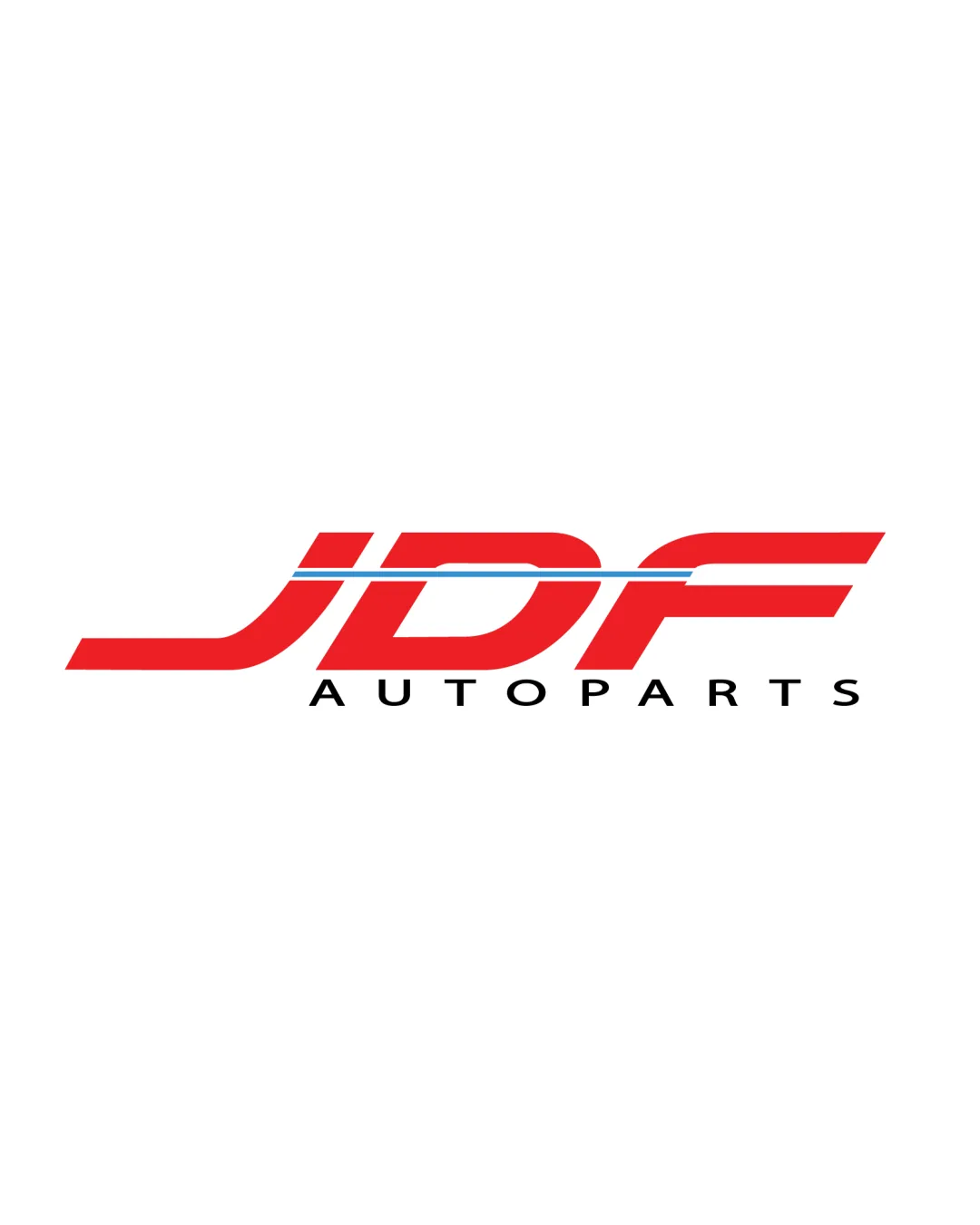 Jdf Autoparts Custom Stylized Jdf With A Dynamic Horizontal Blue Line Cutting Through Letters Sans Serif Autoparts Wordmark Beneath Combination Mark Automotive Modern Dynamic Italicized Speed Inspired Logo Review
