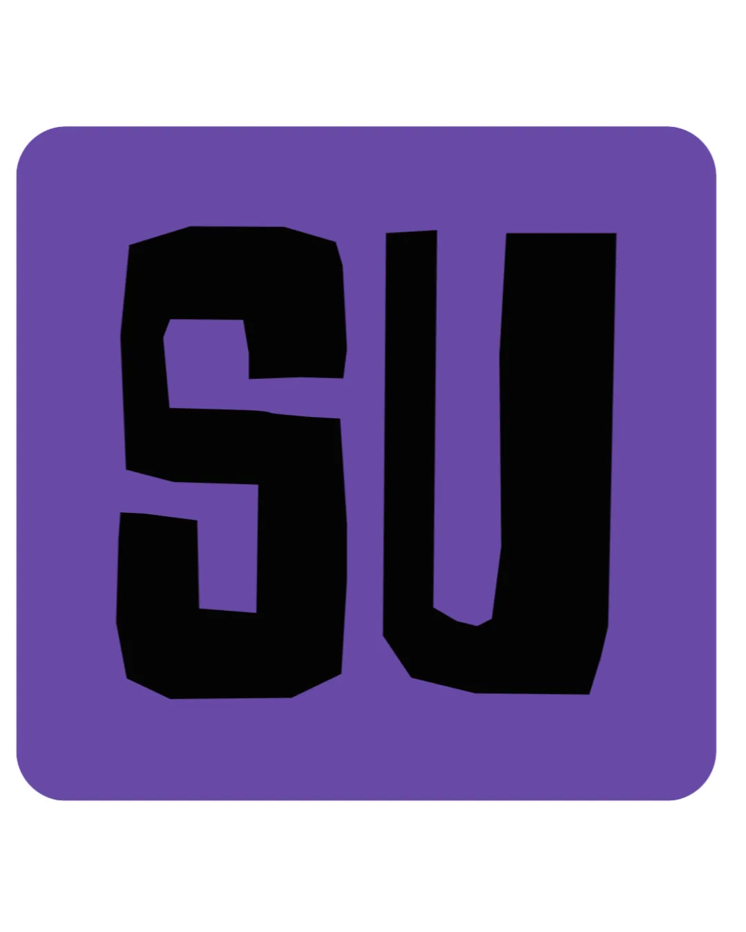 Su Lettermark Media Brutalist Bold Geometric Logo Review