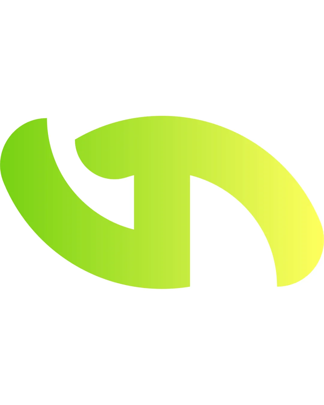 Abstract Swoosh Loosely Resembles A Stylized N Or G Abstract Symbol Technology Modern Gradient Minimal Logo Review