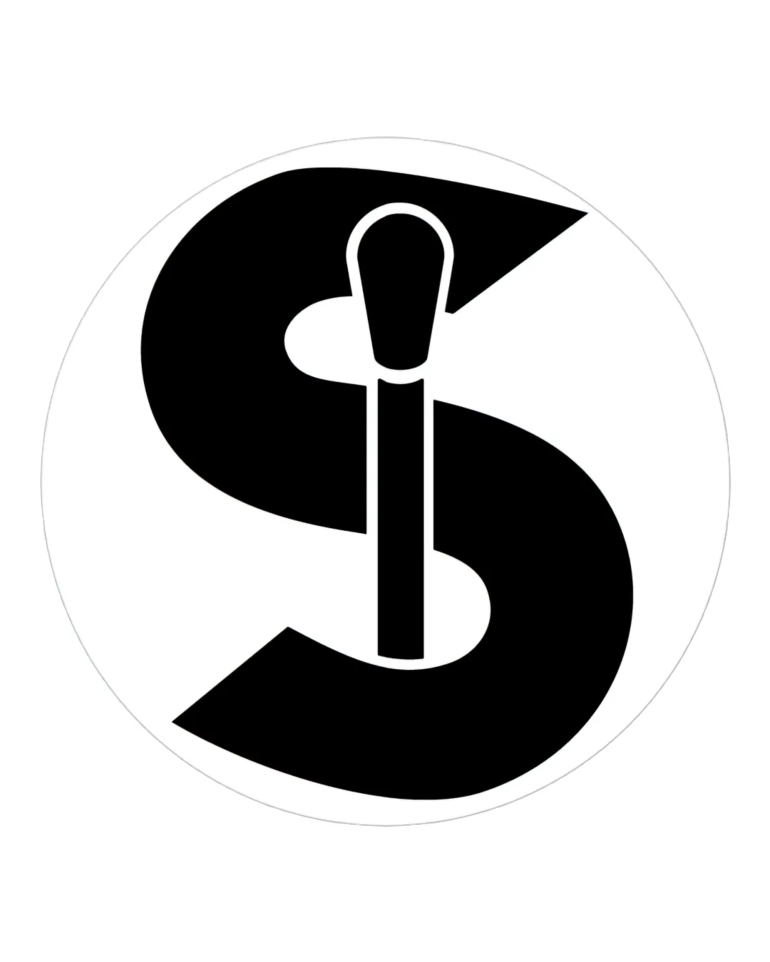 S Large S Letter Intertwined With A Makeup Brush Lettermark With Integrated Pictorial Symbol Beauty Minimalist Bold Monochrome Logo Review