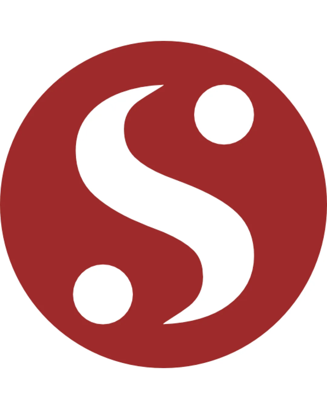 S Abstract S Shape With Two Dots In A Circle Abstract Mark Technology Minimalist Geometric Logo Review