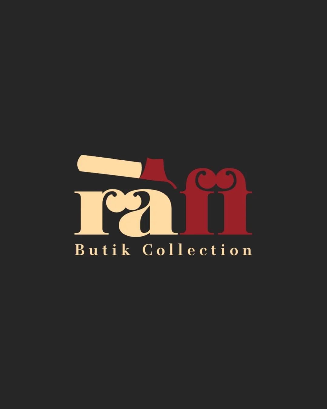 Rafi Butik Collection Highly Stylized Wordmark With A Decorative Flourish A Hat Or Similar Accessory Above The Text Wordmark With Illustrative Elements Fashion Decorative Vintage Logo Review
