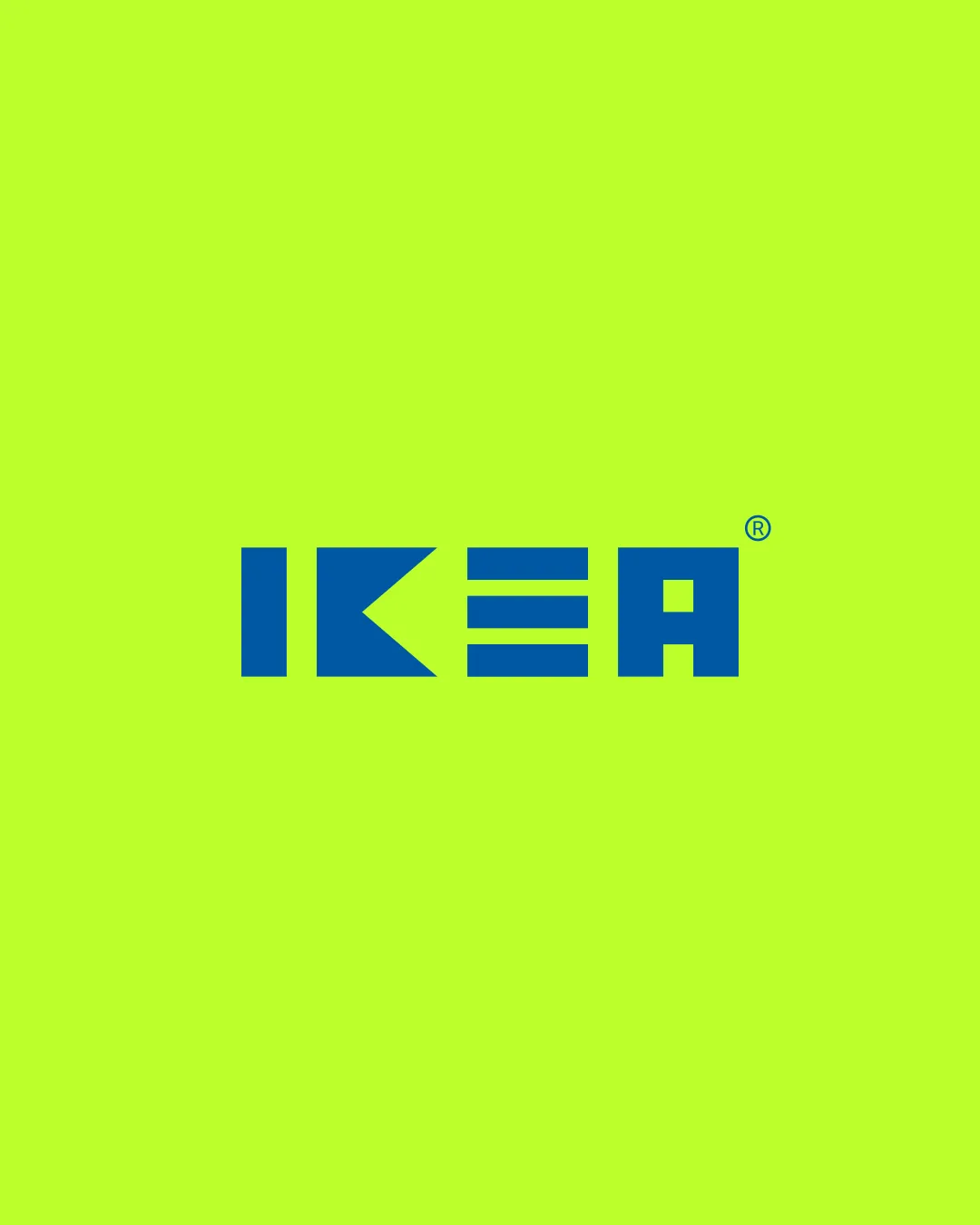 Ikea Custom Geometric Wordmark With Modified E Composed Of Three Horizontal Bars Wordmark Retail Modern Geometric Minimalist Logo Review