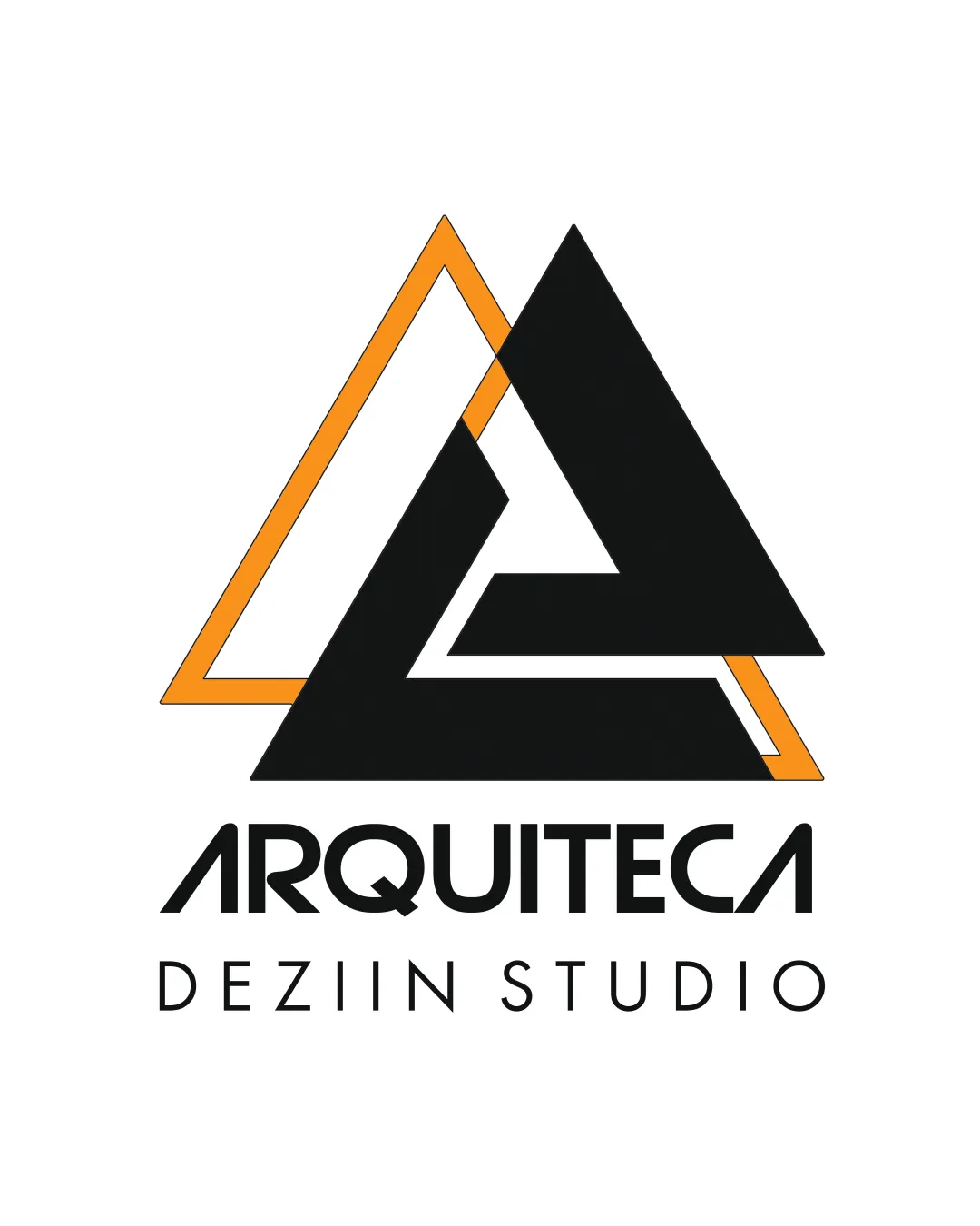 Arquiteca Deziin Studio Interlocking Triangles Abstract Geometric Monogram Combination Mark Architecture Modern Geometric Minimalistic Logo Review