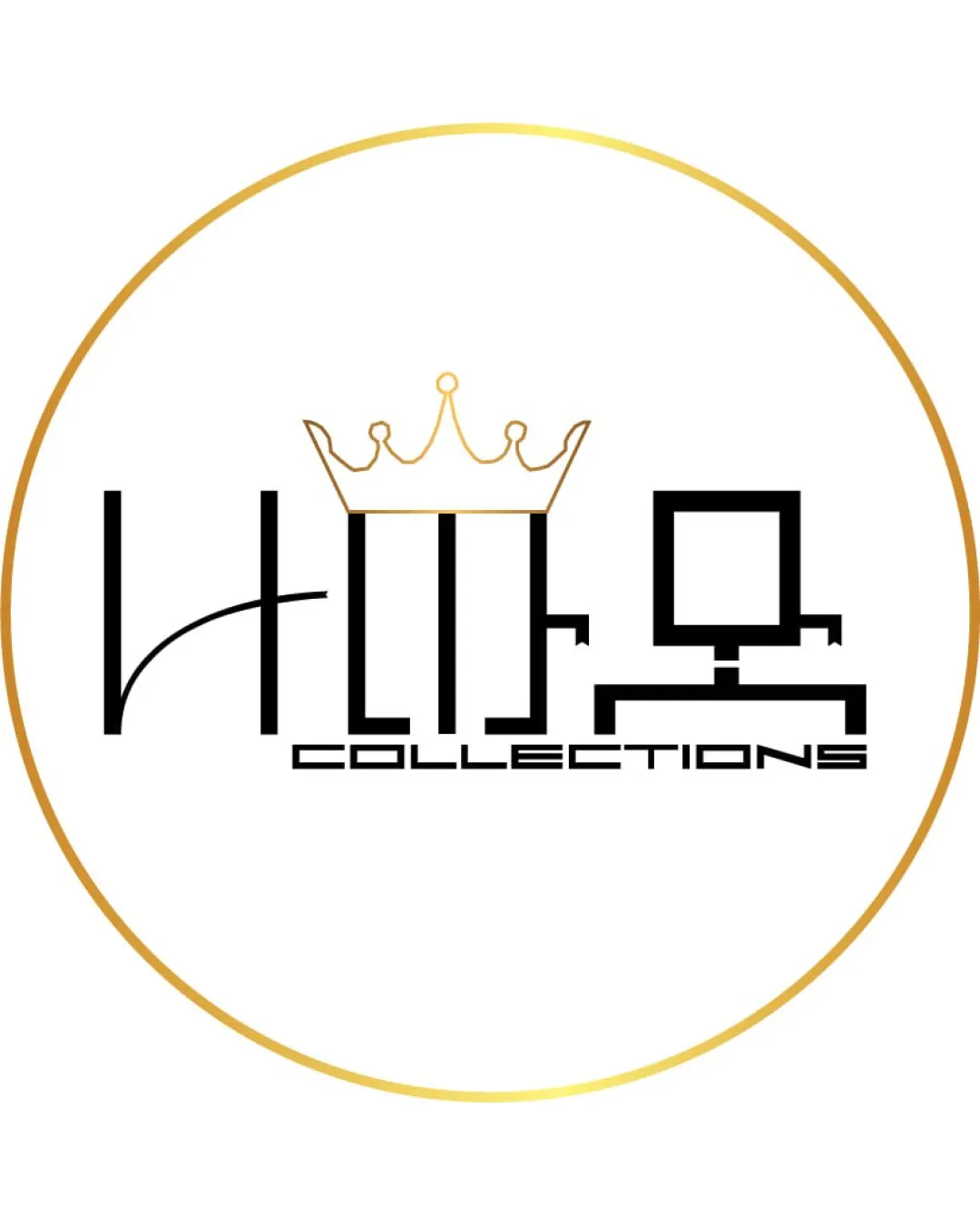 Hmq Collections Stylized Crown Above Abstract Monogram Letters Combination Mark Fashion Modern Geometric Minimal Outline Logo Review