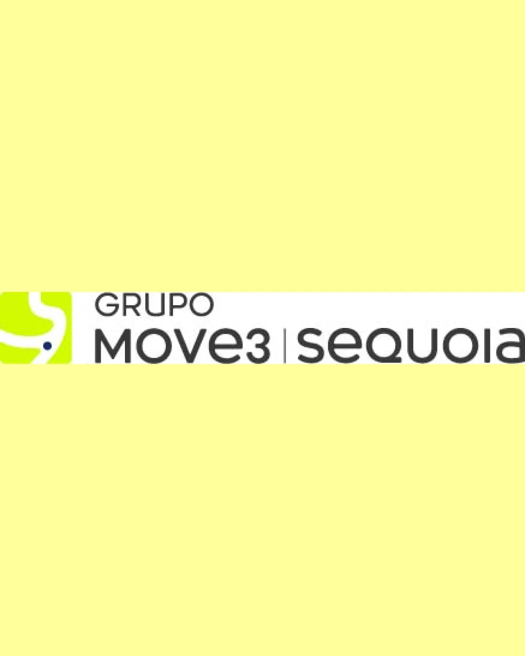 Grupo Move3 Sequoia Abstract Curved Shape With A Dot Inside Lime Green Square Combination Mark Logistics Modern Geometric Sans Serif Logo Review