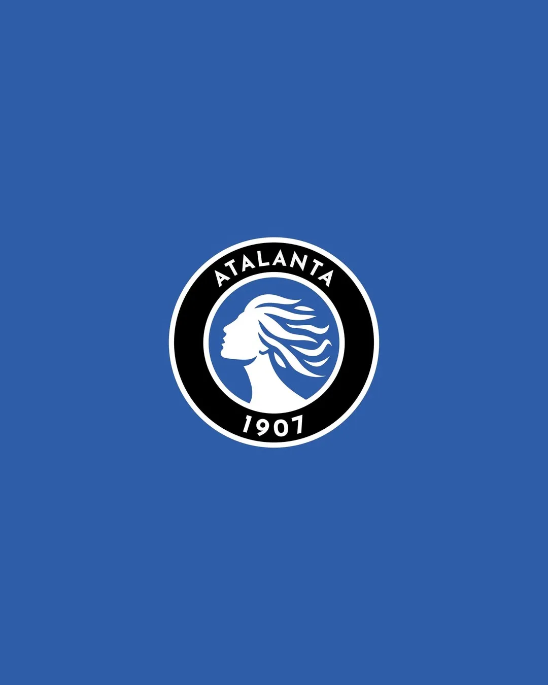Atalanta 1907 Female Profile With Flowing Hair In A Circular Badge Combination Mark Sports Emblem Modern Classic Logo Review