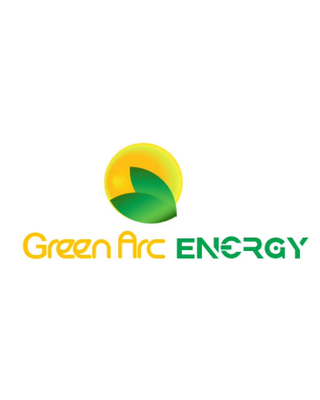 Green Arc Energy Yellow Circular Orb With Overlapping Green Leaves Combination Mark Energy Modern Eco Friendly Semi Gradient Logo Review