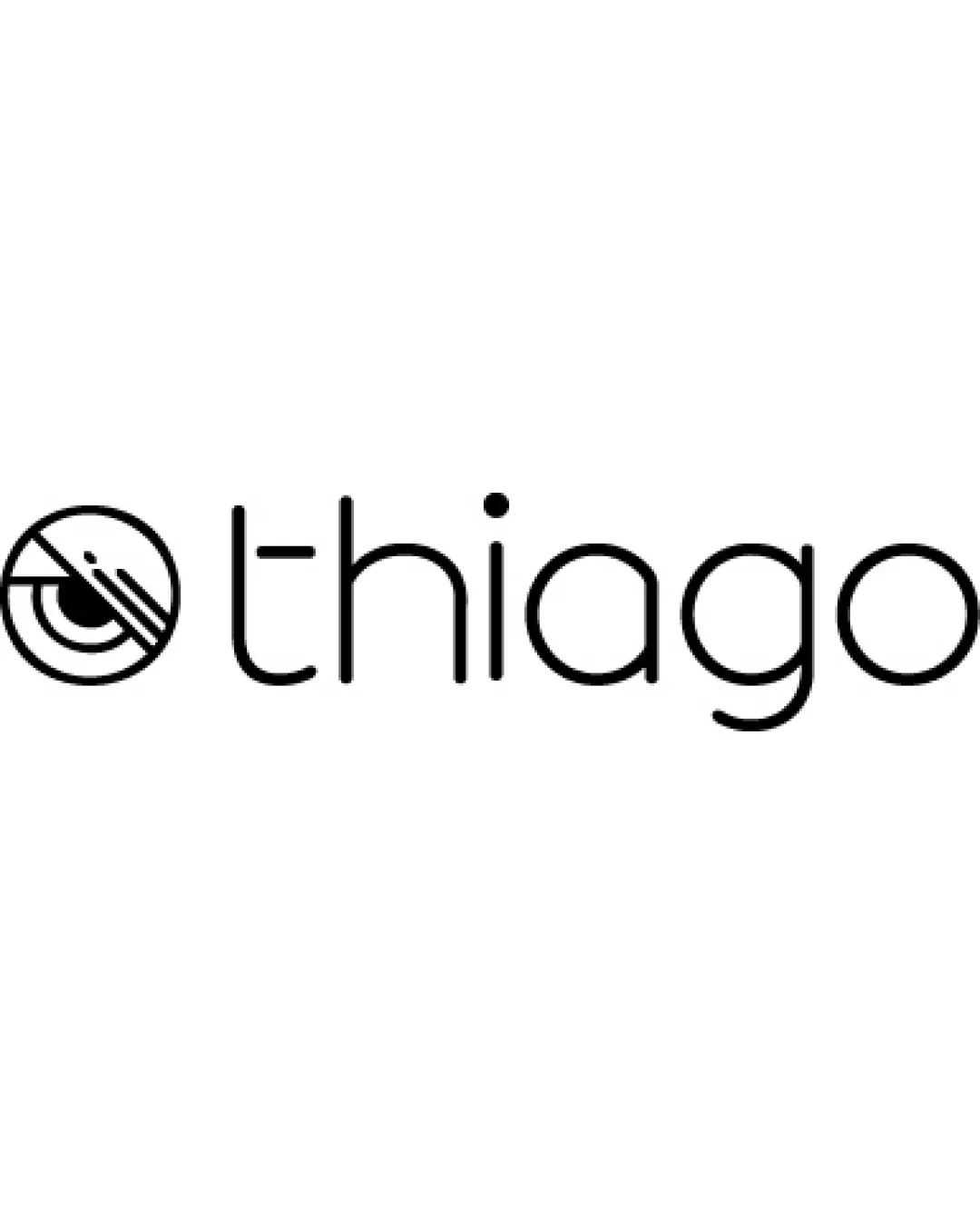 Thiago Abstract Eye Encapsulated In A Circle With Diagonal Line Elements Combination Mark Creative Services Modern Minimalist Geometric Logo Review