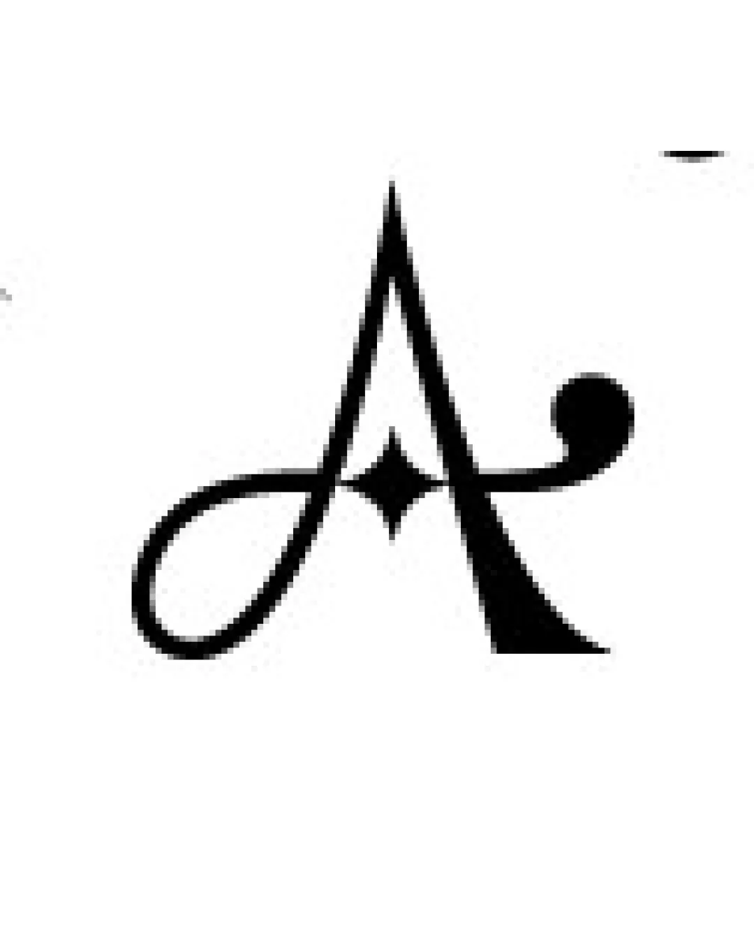 A Decorative A Letterform With Flourish And Diamond Star In The Center Lettermark Luxury Ornate Minimalist Vintage Inspired Logo Review