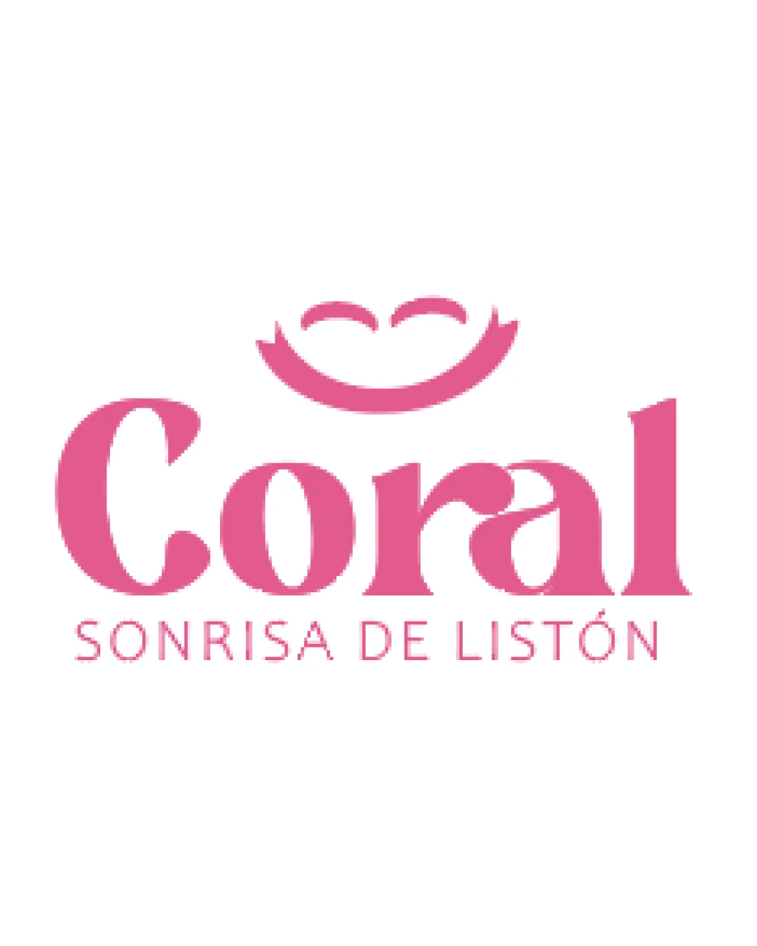 Coral Sonrisa De Liston Stylized Smiling Mouth With Dimples Above Wordmark Combination Mark Beauty Modern Playful Feminine Logo Review